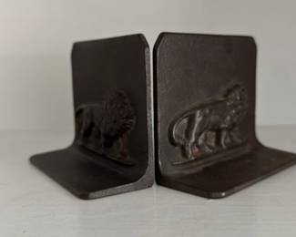 Antique Cast Iron Monkey Bookends