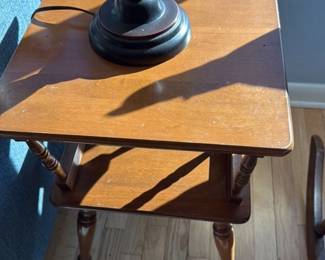 Antique Spindle Turned Candlestand