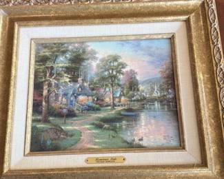 Hometown Lake by Thomas Kinkade
