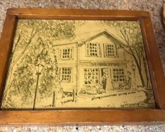 Vintage Framed "General Store" Artwork