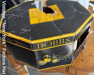 Vintage "New York" Fedora Hat