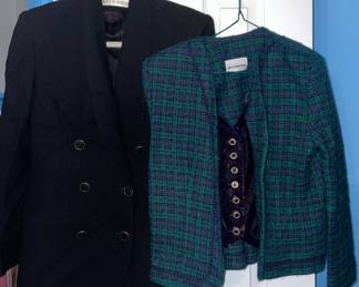 Vintage blazers: Evan Picone & Perceptions