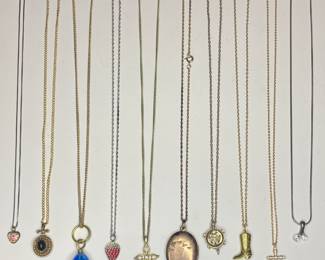 Vintage to modern pendant necklaces 