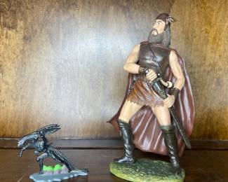 The Danbury Mint Boromir figurine & Action Masters figure