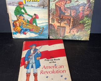 Vintage books: Bobsey Twins, The Walton Boys & vtg Pop up