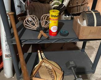 Sports equipment vtg