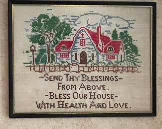 Vintage Blessings needlepoint