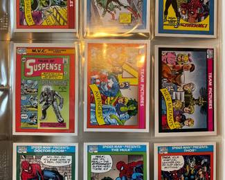 Marvel Comics trading cards vtg
