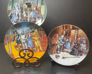 Knowles Wizard of Oz collectors plates vtg