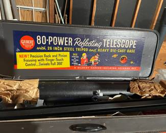 Gilbert 80 vtg Power Astronomical  Telescope