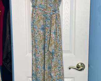Vintage floral maxi dress