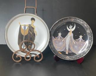 The Franklin Mint Glamour House of Erte collectors plates
