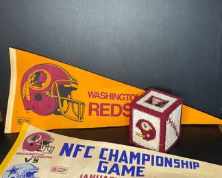 Washington Redskins vintage memorabilia