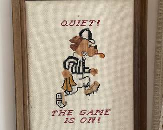 Vtg needlepoint