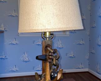 Nautical wood lamp 
