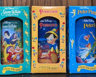 Walt Disney collectors series glasses