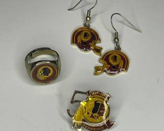 Washington Redskins jewelry vtg 