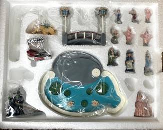 Vtg The Wizard Of Oz Movie Scene Pewter Set Hawthorne, New