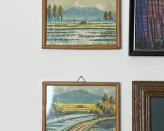 Framed mini landscapes