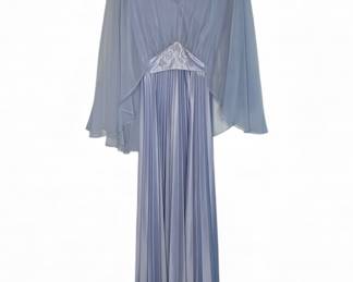 Vintage dress with cape