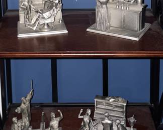 Vintage Franklin Mint fine pewter figurine