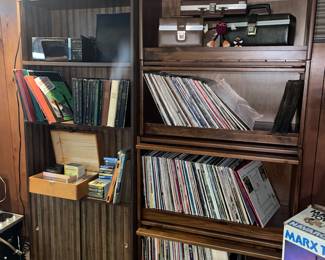 Vintage vinyl, Cassettes, 8 tracks, 45’s, & more