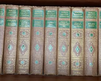 Vintage books from the collection titled World's Greatest Literature