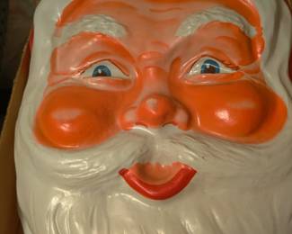 1960s santa head lightup