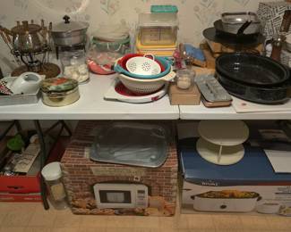 Kitchenware and appliances