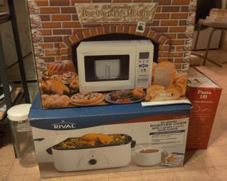 bread maker and electric roaster