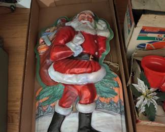 vintage santa lightup