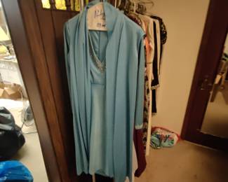 blue vintage dress size unknown