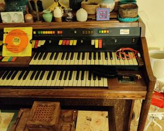 vintage electric organ