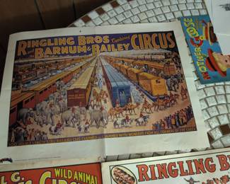 1960s reproduction circus poster