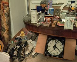 ice skates and sports timers