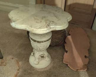 antique marble top table
