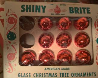Shiny Brite ornaments