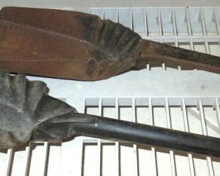 Vintage Metal Fireplace Ash Shovels