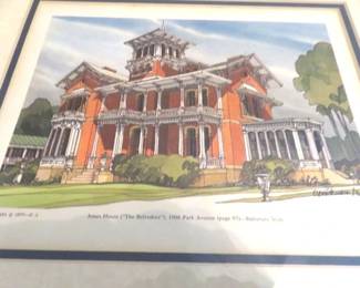 Jones House ("The Belvedere"), 1008 Park Avenue (page 97)- Italianate Style, Copyright 1977 C.J.