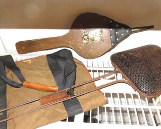 Vintage Fireplace Bellow, Metal long handle cooking/toasting tool, Carry satchel