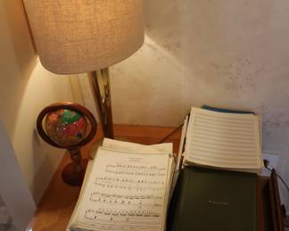 Music books for piano and cello