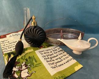 Perfume Bottle Linen Tea Towel And More