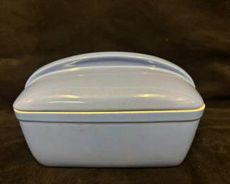 Hall Blue Refrigerator Dish with Lid