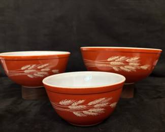 Pyrex Autumn Harvest Mixing Bowls