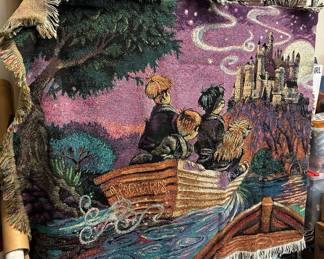 Harry Potter Tapestry Style Blanket