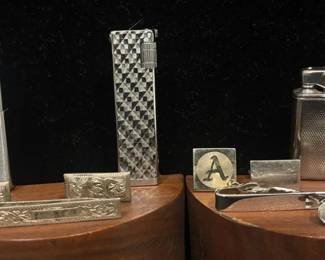 US Navy VAW116 Sun Kings Lighter Cufflinks Tie Clips and Lighters