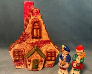 Urda Originals Cottage and Salt Pepper Shakers