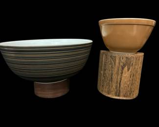 Pyrex Terra 404 Mixing Bowl and Town and Country Brown