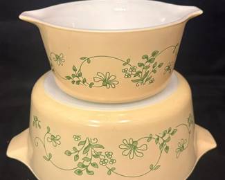 Pyrex Shenadoah Casserole Baking Dishes 475B 473B