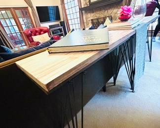 Long modern sofa table 